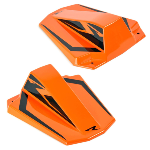 Pyramid Plastics Pyramid seat cowl | gloss orange & gloss blue | ktm 1290 super duke r 2020>current
